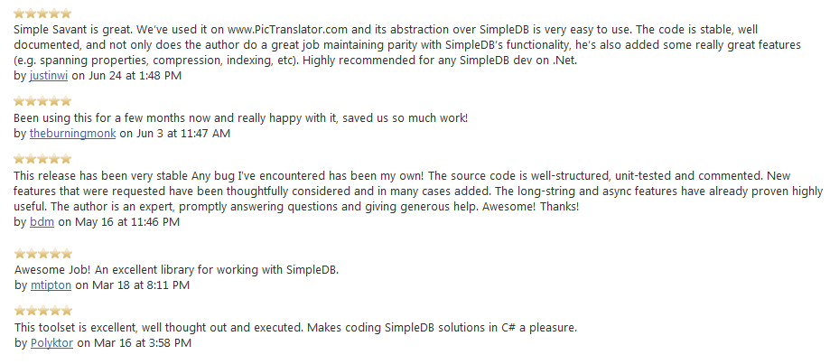 Reviews